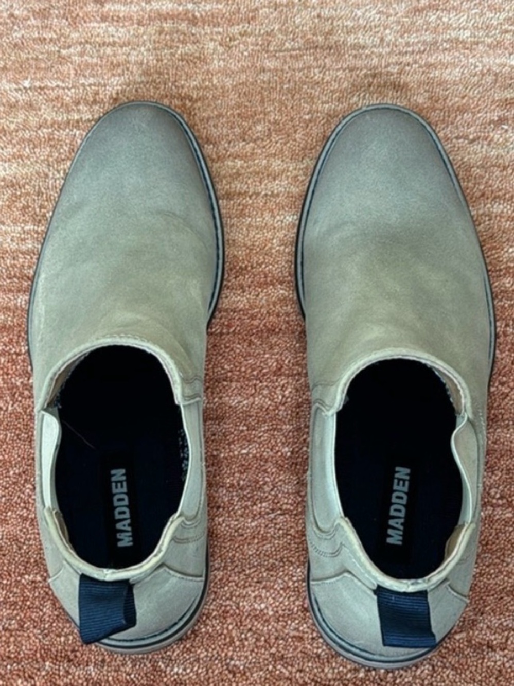 Steve Madden Men's Tan Chelsea Boots 8.5 - Picture 3 of 7